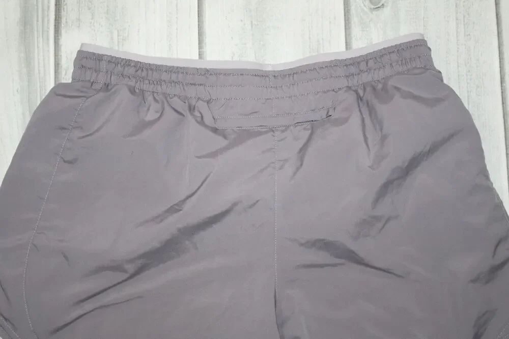 Nike Tempo Dri FIT Running Fitness Shorts Brief Lined Gray/White Women's Medium - Picture 8 of 8